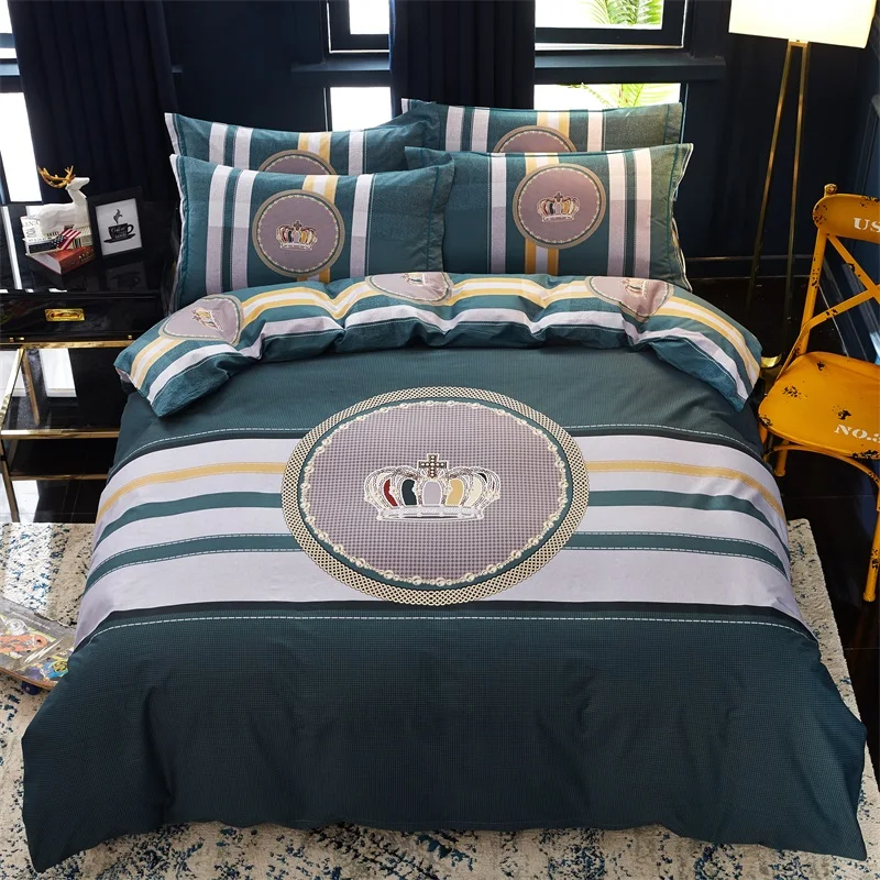 Crown Pattern Bedding Sets Children S Beddingset Cotton Bed Linen