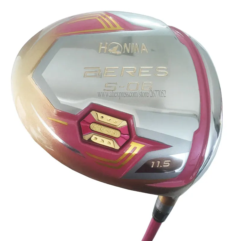 New women Golf clubs HONMA S-06 4Star Golf driver 11.5 loft Graphite shaft L Flex Golf shaft and driver headcover Free shipping New women Golf clubs HONMA S-06 4Star Golf driver 11.5 loft Graphite shaft L Flex Golf shaft and driver headcover Free shipping