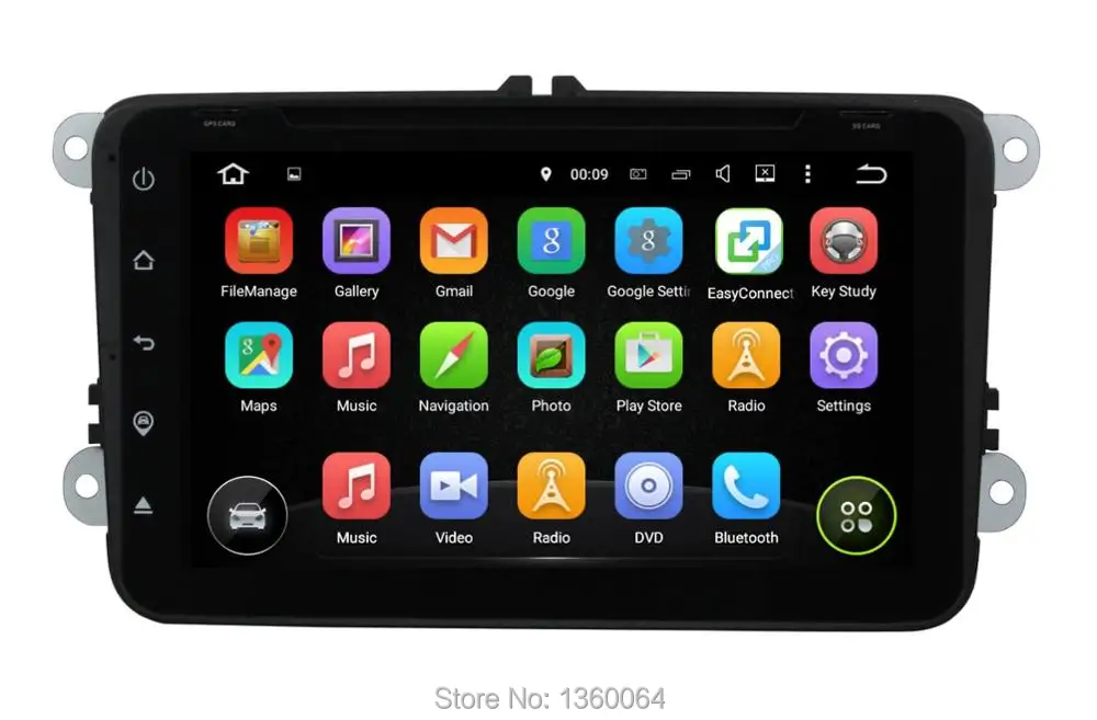Flash Deal Quad Core 8" 1024*600 Android 5.1 Car DVD For Volkswagen VW Passat Golf Jetta Polo Tiguan GPS Navigation Radio PC Canbus 3