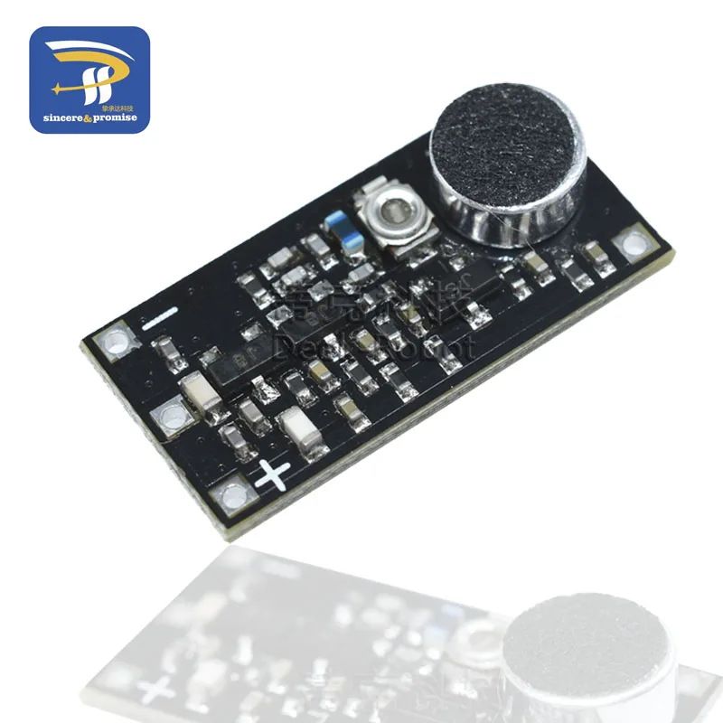 

88-108MHz FM Transmitter Wireless Microphone Surveillance Frequency Board Module DC 2V-9V For Arduino Adjustable Capacitor