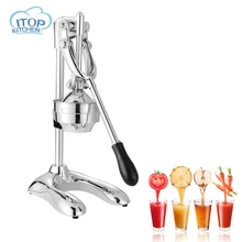 Manual Press Orange Juicers Citrus Fruit Lemon Juicer Squeezer Home Kitchen Tool Stainless Steel Professional Kitchen