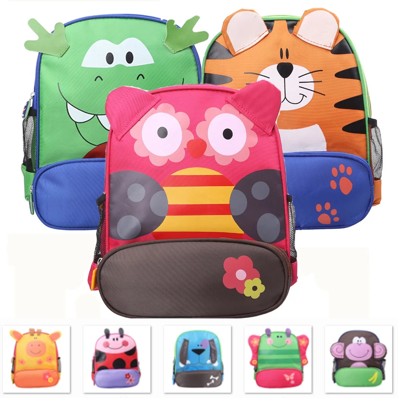 Big Size Animal Shaped Children Backpack Double Shoulder School Bag Kids Backpack Cartoon