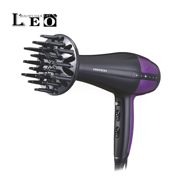 

PRITECH Brand Manufacturer Direct Selling High Guality Hair Dryer Blow Hairdryer Five Temperature of Cold And Hot Wind