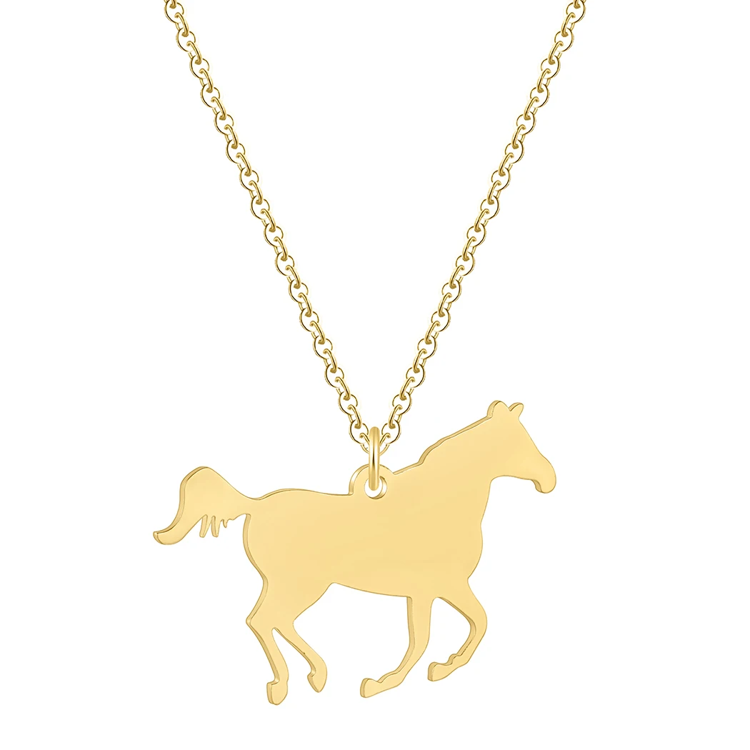 Todorova гоночная подвеска с изображением лошади ожерелье для женщин персонализированное длинное ожерелье с животным бегом Родео для верховой езды ожерелье для мужчин ювелирные изделия