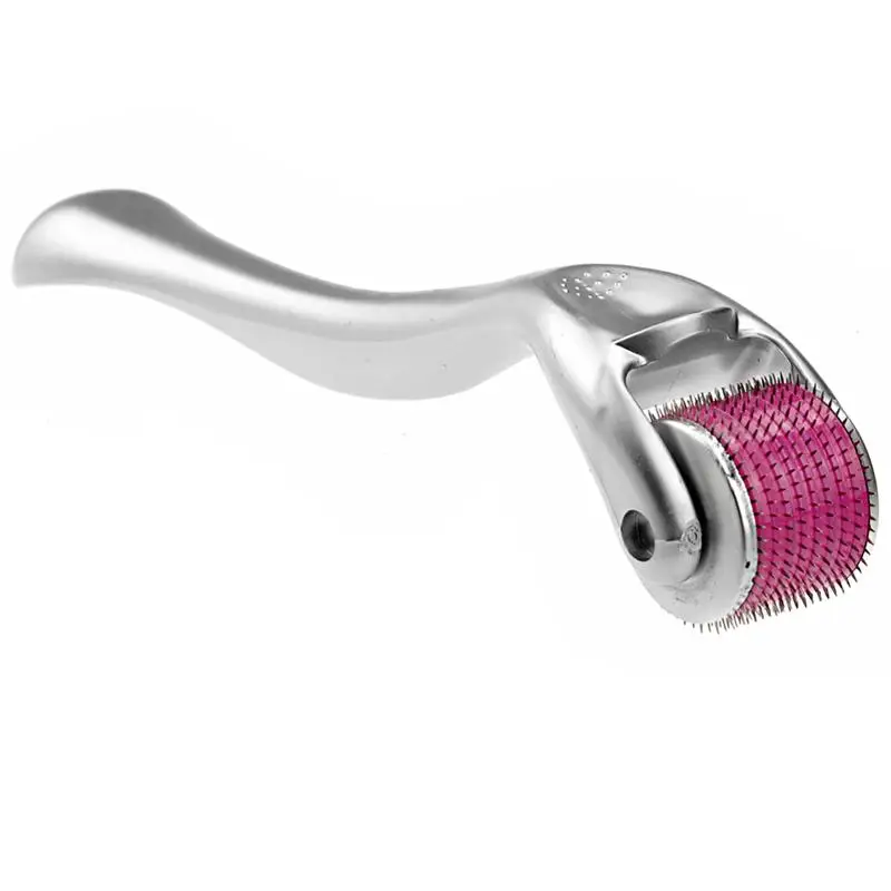 TinkSky TS2 540 Иглы микро-иглы ролик медицинская терапия Уход за кожей Инструмент-0,2 мм длина иглы(серебро+ розовый