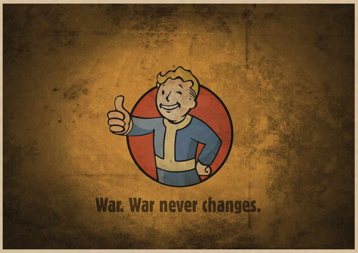 Fallout 3 4 игровой постер серия игра Ретро фотобумага Бар Кафе домашний декор