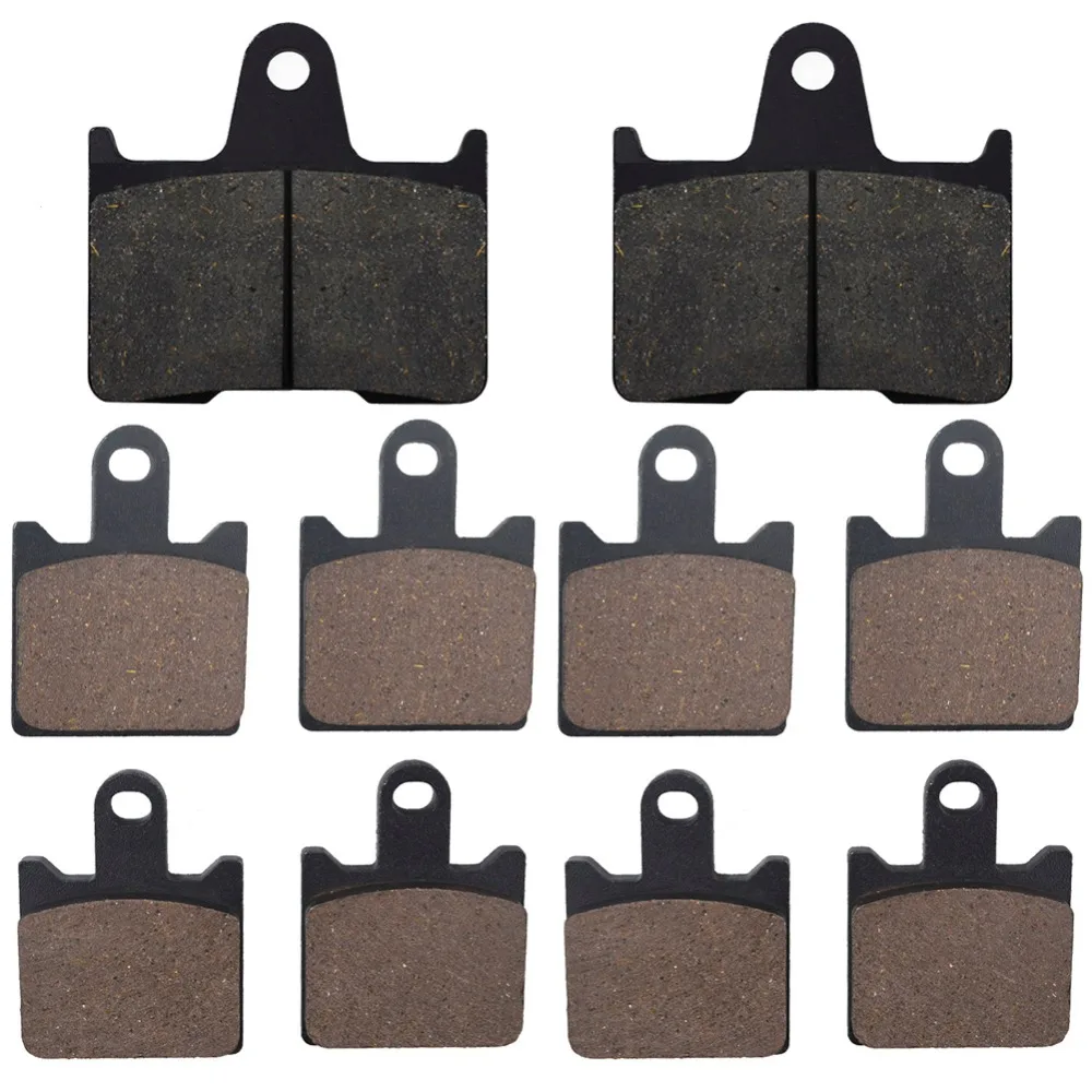 

Motorcycle Front + Rear Brake Pads Disks for Kawasaki ZZR 1400 / ZX 14 Ninja (ZX 1400 A / C) (06-14) ZZR1400 ZX1400