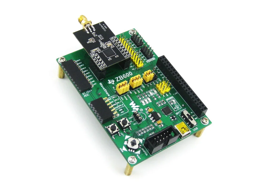 

ZigBee Module Wireless Communication Expansion Board Super Far 1500 Meters + XCore2530 +2.2'' LCD + 3 Modules= CC2530 Eval Kit4