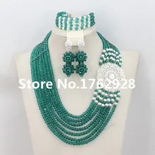 Модная обувь ручной работы ювелирные украшения из бус нигерийские комплект индийские посеребренные Свадебный комплект ювелирных изделий, новинка