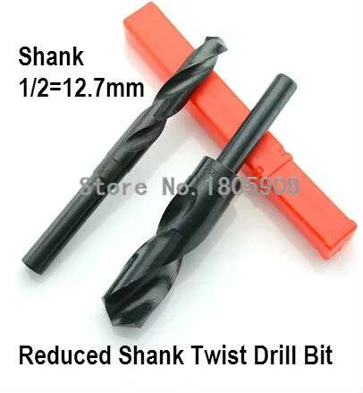 1pcs   16.8mm HSS Reduced Shank Twist Drill Bit Shank Diameter 1/2 inch 