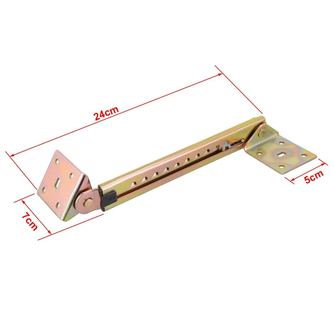  1 Pair Angle Lifting Rod Desk 10 Gear Adjusting Hinge Angle Hinge WITH Bracket