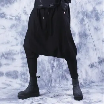 

Spring new pants male Korean version of the trend loose big harem pants loose feet hanging flying squirrel pants dancer costumes