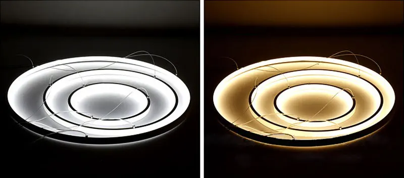 Modern LED Pendant Lights Adjustable 3 Rings Pendant Lamp For Living Room Foyer Dining Room Restaurant Bar Hanging Lighting 220V (19)