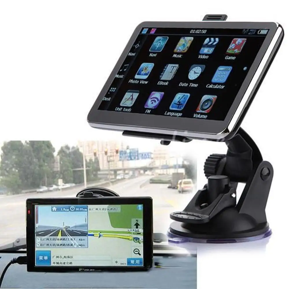 

4GB GPS Auto Navigation 5 inch TFT LCD Navigator System Car FM MP3 MP4 Free Map Hot Sale