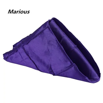 

Best service Purple 100pcs taffeta napkin for wedding banquet table napkin dinner napkin FREE SHIPPING Marious Restaurant napkin
