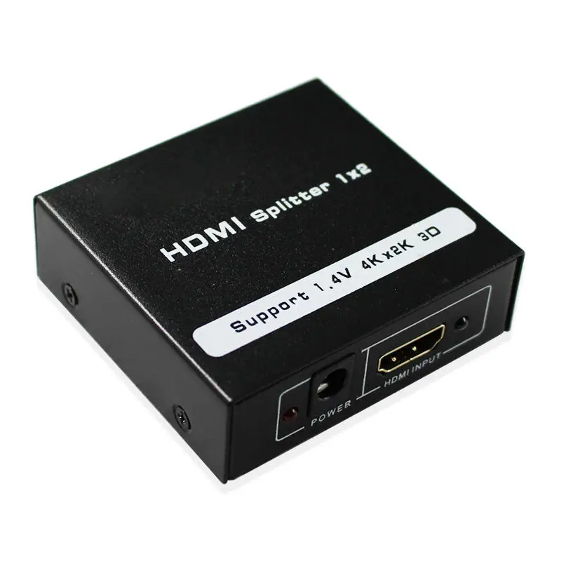 1x2 HDMI сплиттер 1 порт к 2 Сплиттер 4K Ver1.4 HDCP порты Sup s 3D @ 30 Гц Full HD1080P двойной дисплей
