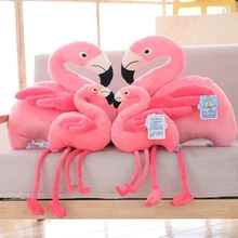 20CM Cute Pink Flamingo Plush Toys Stuffed Wildlife Animal Bird Dolls Baby Pillow Birthday Valentine's Day Gifts Flamingo Party