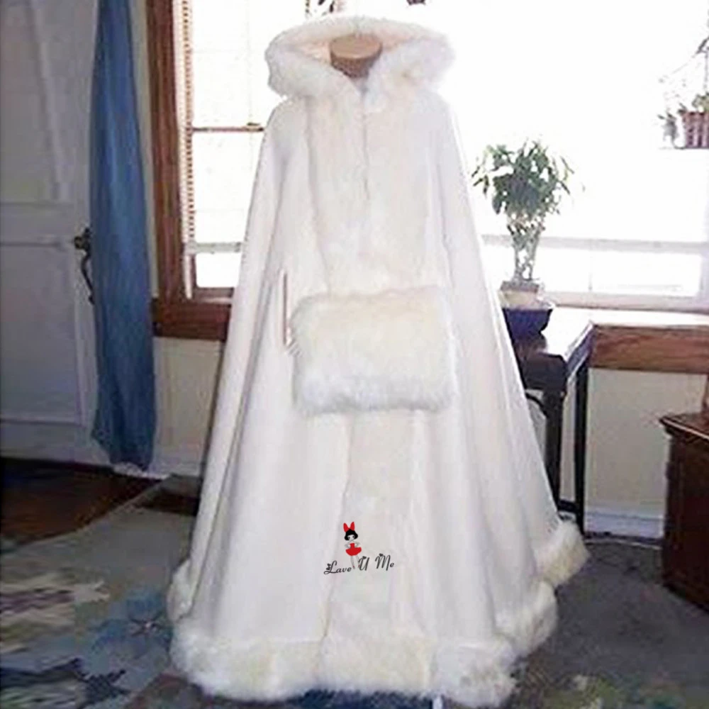 winter white cape coat