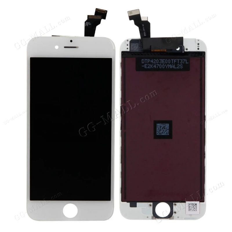 10PCS AA Repaired White LCD Display touch Screen Digitizer