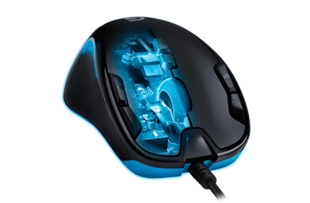 Игровая мышь logitech G300S с высокой скоростью передачи данных для левой и правой руки симметричный дизайн 9 программируемых кнопок