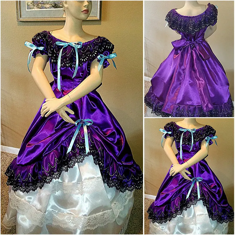 Customer made Vintage Costumes Victorian Dresses 1860s Civil War