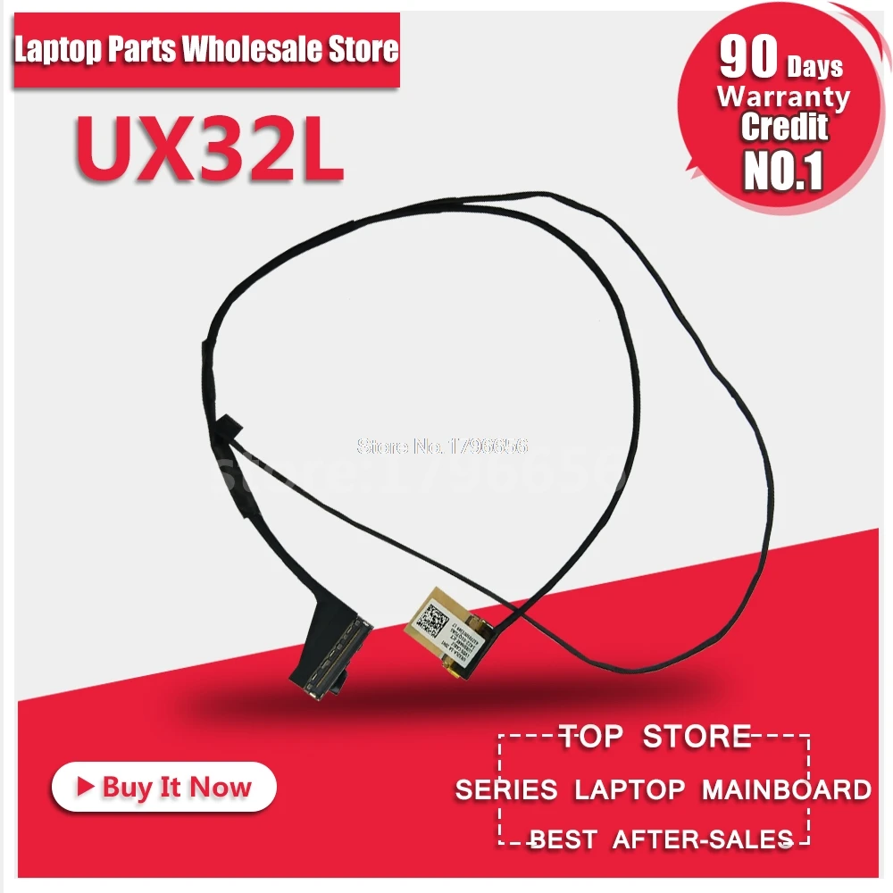 

Original For ASUS Zenbook UX32 UX32A UX32V UX32VD UX32L UX32LA 1422-017G000 1422-017F000 LED LVDS LCD Video Flex Cable Screen