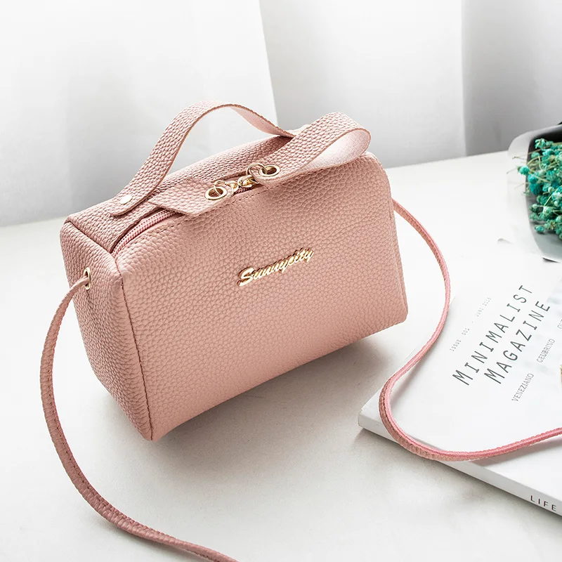 

bags for women's handbag bucket bag small purse cell phone shoulder bag cute solid fashion cross body zipper bags purse