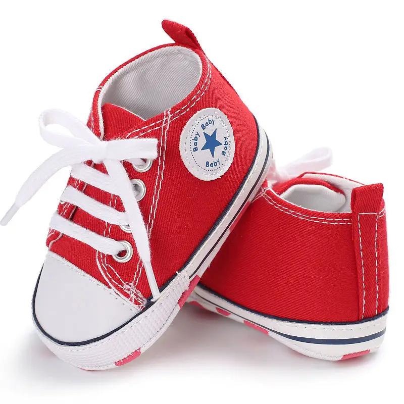 DkDaKanl/детская обувь; сезон весна-лето; детская кружевная парусиновая обувь с мягкой подошвой; удобная обувь для малышей; FF245 R - Цвет: red
