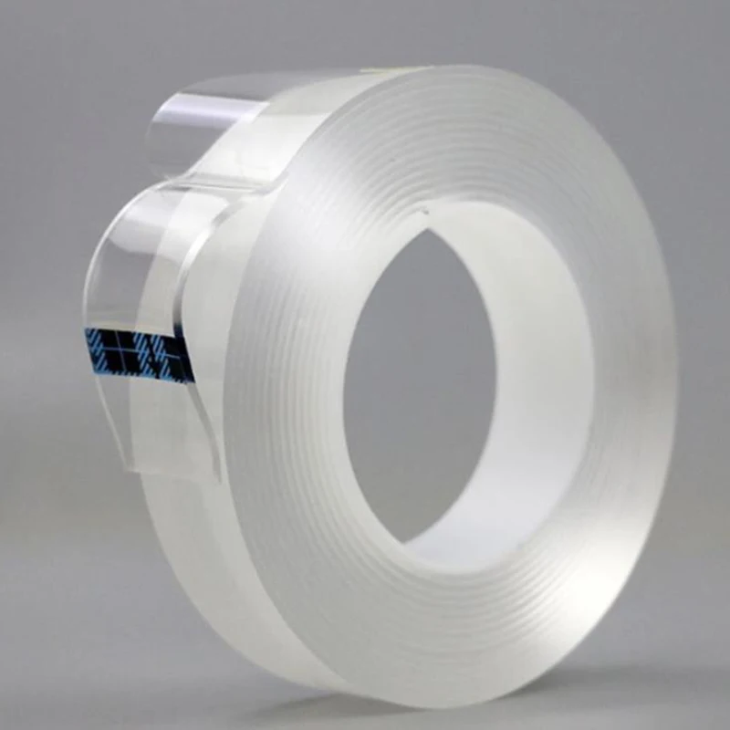 10,000 times nano free magic double sided tape strong ultra thin transparent does not leave