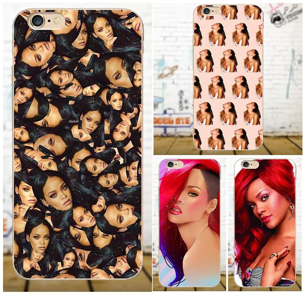 

Bixedx For Xiaomi Redmi 5 4A 3 3S Pro Mi4 Mi4i Mi5 Mi5S Mi Max Mix 2 Note 3 4 Plus Soft TPU Phone Coque Sexy Pop Star Rihanna