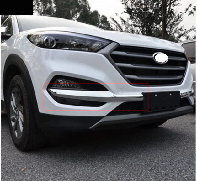 FIT FOR HYUNDAI TUCSON TL 2015 2016 CHROME FRONT BUMPER GRILL HEAD FOG