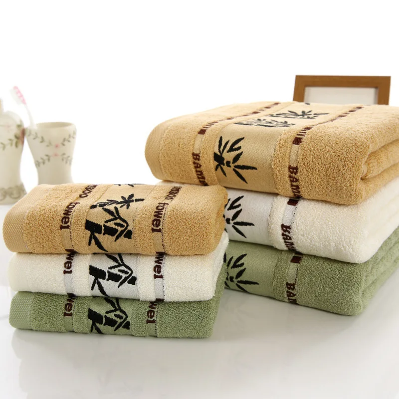 

Black Ink Bamboo Jacquard Width Break Thick Towel Soft Best Value Towels for Bathroom