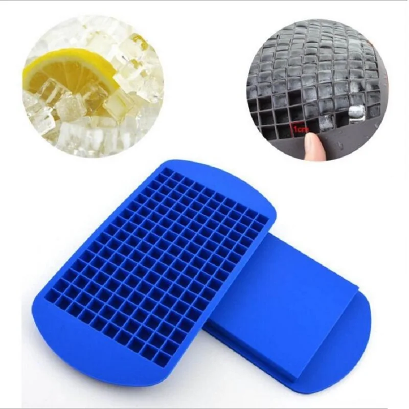 

160 Grids Silicone Ice Cube Eco-Friendly Cavity Tray Mini Ice Cubes Small Fruits Mold Ice Maker for Ice Cube Making