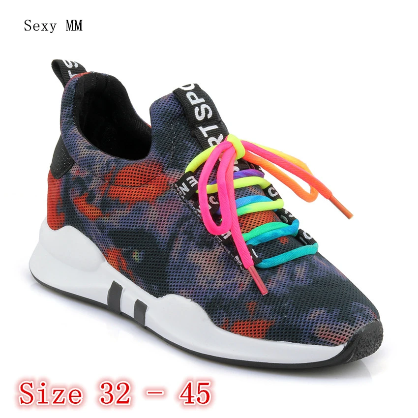 mujeres Zapatos Zapatillas Casual Skate Zapatillas Mujer más tamaño 32 40 41 42 43 44 45|Zapatos planos de mujer| - AliExpress