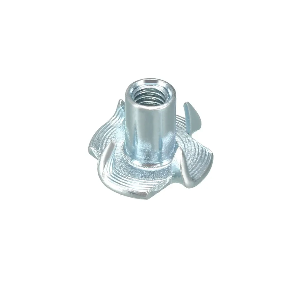 uxcell 20Pcs M10 4 Pronged Tee Nut T-Nut for Rock Climbing Holds Wood Cabinetry uxcell 20Pcs M10 4 Pronged Tee Nut T-Nut for Rock Climbing Holds Wood Cabinetry