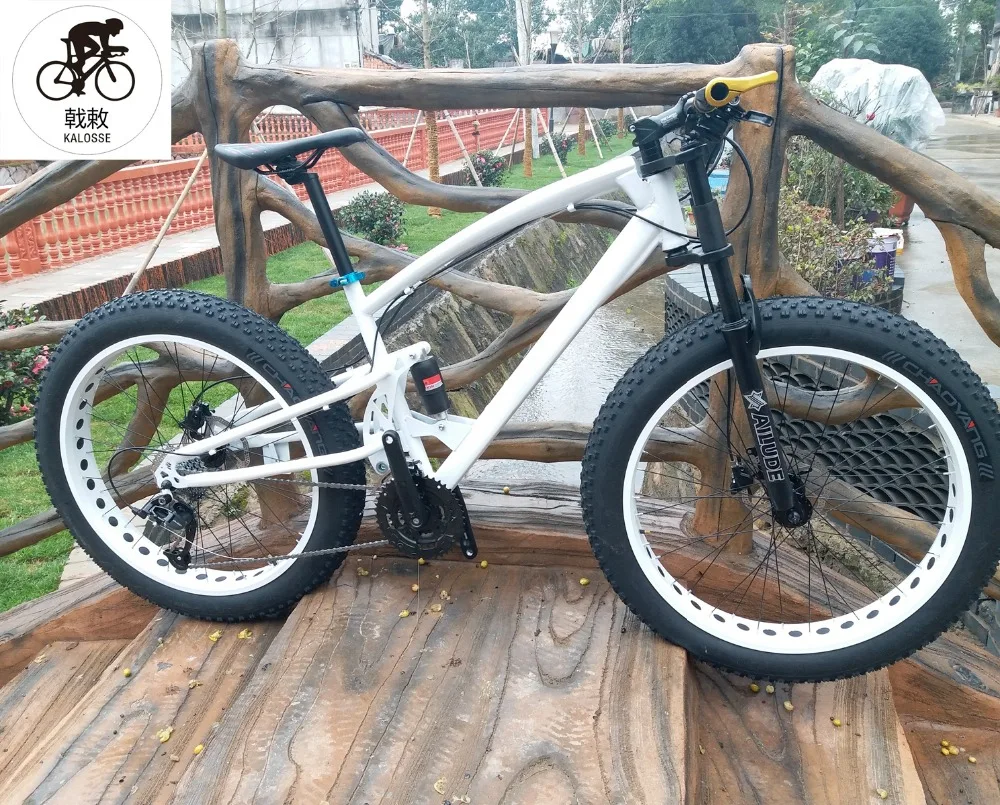 Excellent Kalosse  soft-tail frame  beach  bike  26*4.0 tires  17 inch Hydraulic brakes    M310   Snow bike  24 speed 4