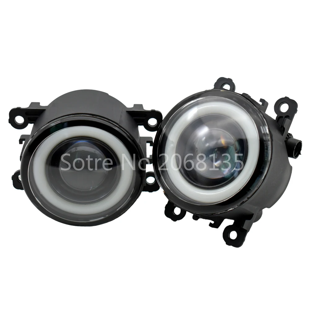 

2x LED Fog Light Angel Eye Daytime Running Light DRL For Ford Grand C-Max MPV 2010 - 2015 For Focus 2 Focus 3 MK2/ MK3