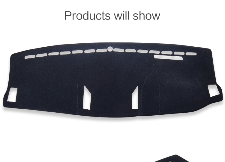 Smabee для FORD EVEREST SUV Duratorq 4DR 4x4 2015-2017 тире коврик покрытие для приборной панели черный ковровое покрытие Нескользящие