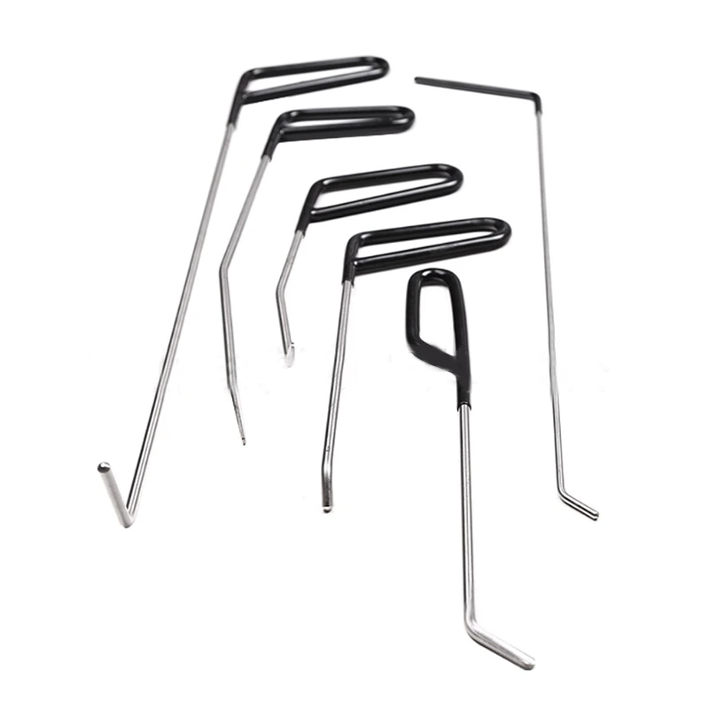 Goedkoop Gereedschap Nieuwe Kwaliteit Haken Staven Verveloos Uitdeuken Auto Repair Kit Tools Deur Dent Ding Hail Removal