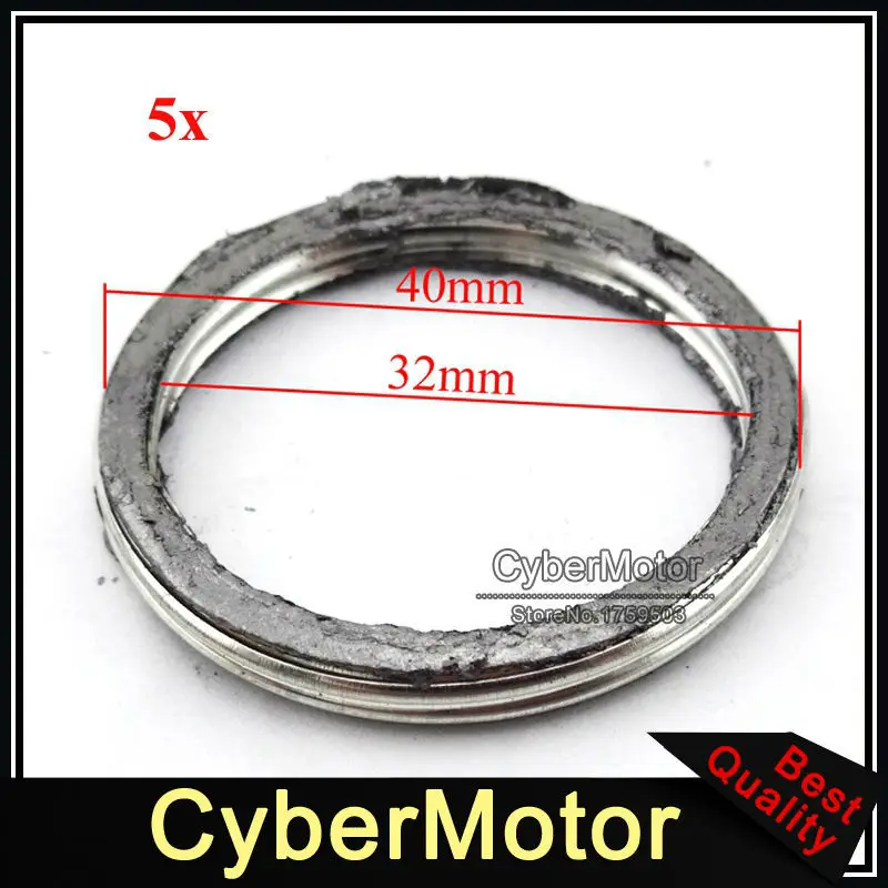 Motorcycle Exhaust Pipe Gasket For 200cc 250cc Pit Dirt Motor Trail