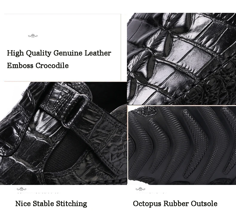 New Men's Octopus Leather Driving Shoes Crocodile Slip On Loafers For Mens Casual Shoes Moccasins Business Clogs Shoes Branded (5)