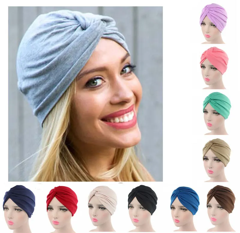 

Muslim Fashion Women's Hijabs Elastic Cloth Cotton India Cap Cross Scarf Inner Hijab Cap Headband Turban Head Scarf Headwrap