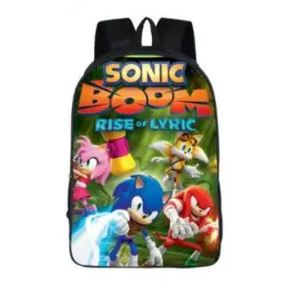 Sonic Boom детские школьные рюкзаки для девочек портфель мальчика аниме подростковый