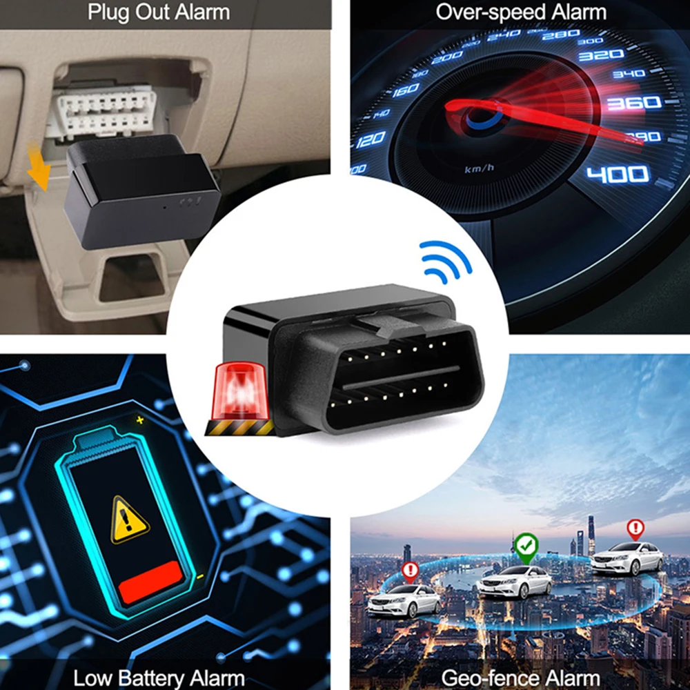 OBD установка gps трекер автомобиля OBD Plug Play в режиме реального времени слежение Plug Out сигнализация мини gps трекер Localizador gps бесплатное приложение