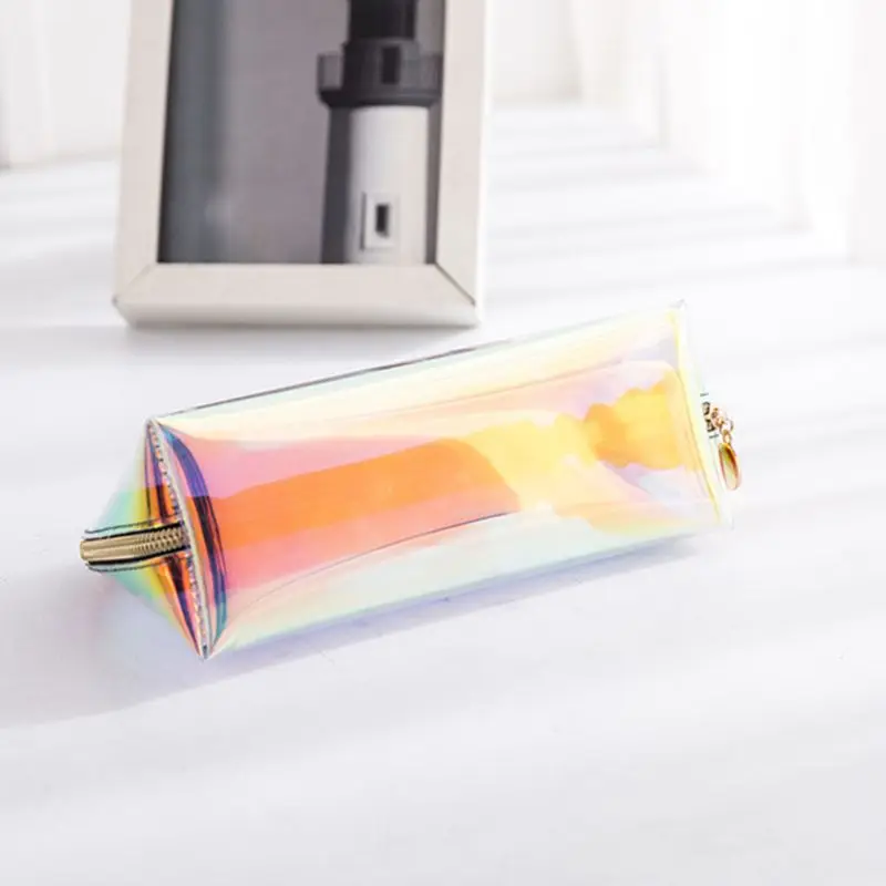 Голограмма голографические косметический пенал на молнии Чехол Сумочка Макияж лазерная сумка для хранения