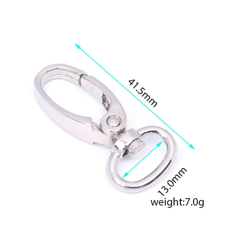 Silver Lobster Clasps Bag Clothes Accessories Diy Sewing Buckles Swivel