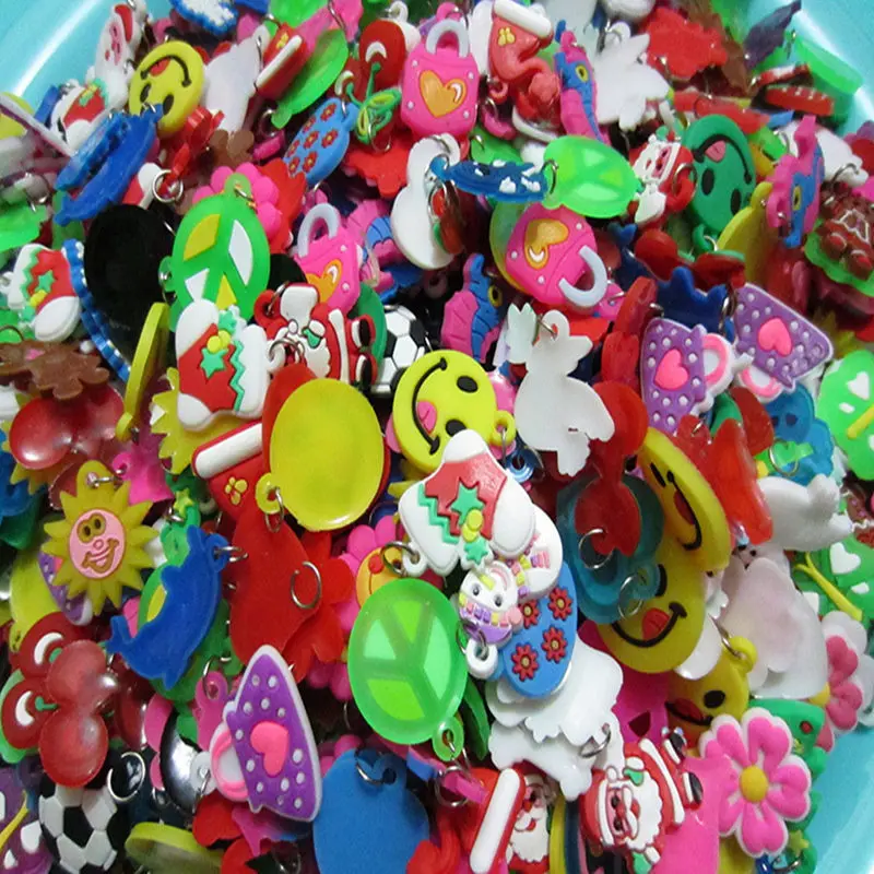 

weaving machines bracelets pendants charms silicone rubber band small pendant