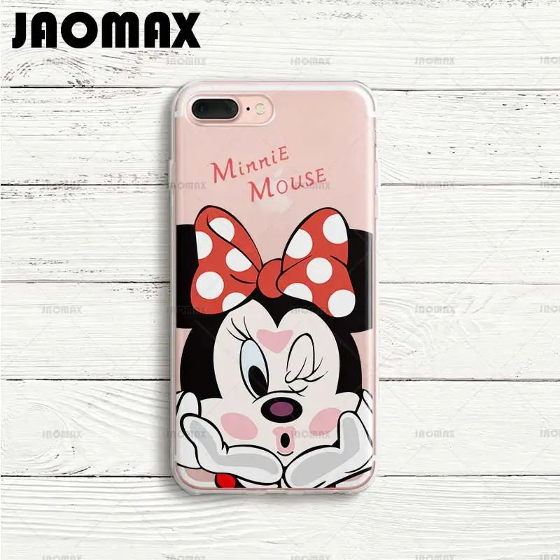 Jaomax Cute Cartoon Animal Mickey Minnie Couple Phone Case for iPhone Xs Max 7 8 6 6S Plus X SE Transparent Silicone Back Cover Jaomax Cute Cartoon Animal Mickey Minnie Couple Phone Case for iPhone Xs Max 7 8 6 6S Plus X SE Transparent Silicone Back Cover