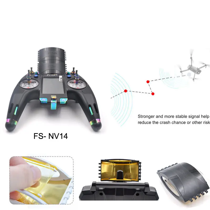 FPV drone Flysky FS i6X i6 контроллер передатчика усилитель сигнала расширитель диапазона