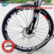 EA90XC conjunto de pegatinas de rueda bicicleta 26/27,5/29 pulgadas ruedas bicicleta de montaña pegatinas para llantas de rueda pegatinas de bicicleta llantas reflectantes